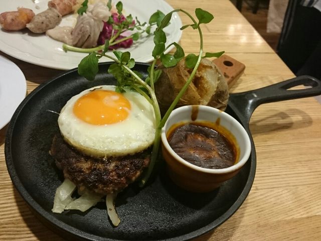 ジャーマンハンバルグステーキ_つばめグリル 錦糸町テルミナ2店