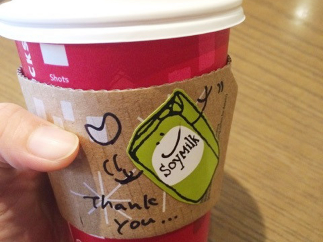 可愛いイラストが見られることも。_スターバックス・コーヒー 赤羽駅前店