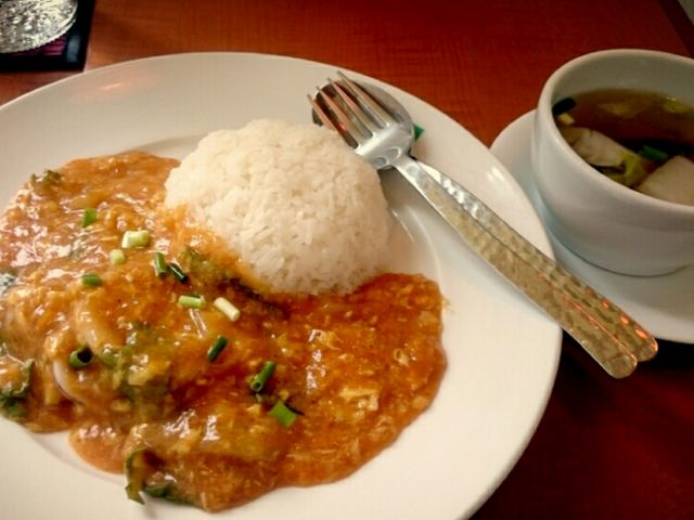 シーフードのカレー玉子炒め_バンコクキッチン 赤坂店