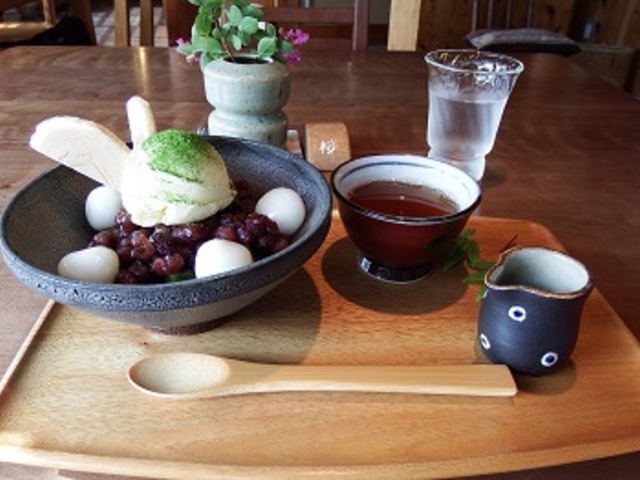 あんみつパフェ 780円_Tea & Space 基幸庵