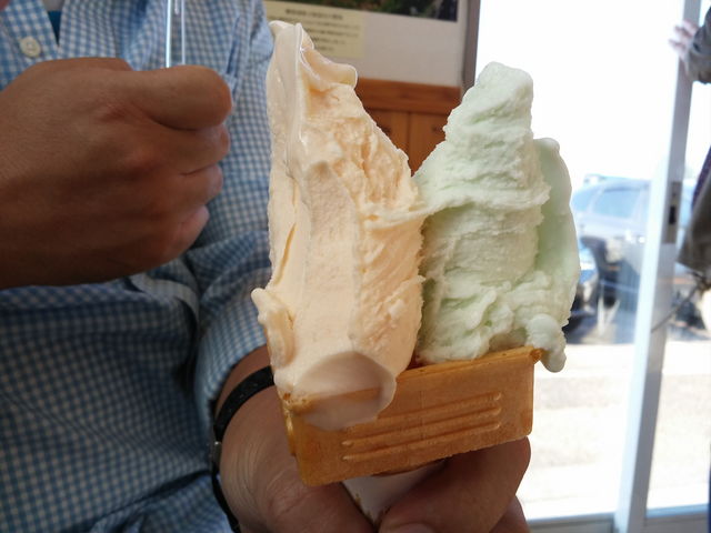 ダブル_摩周湖のあいす