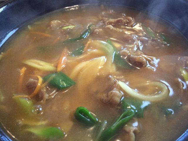 カレーうどん
_お食事処丸喜