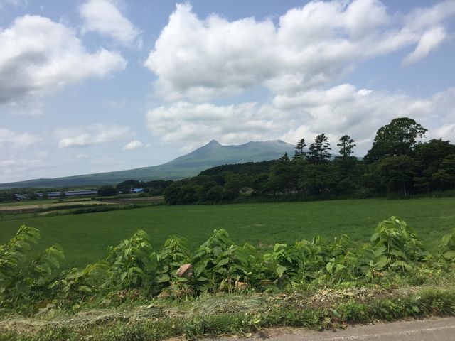 パーラーから見る駒ヶ岳_久保田牧場チーズ研究所 ミルクパーラー
