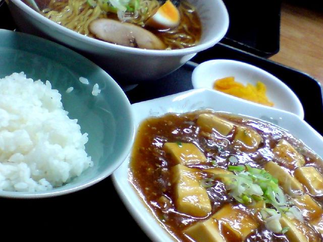 大番食堂 ラーメン・マーボー豆腐セット _大番食堂