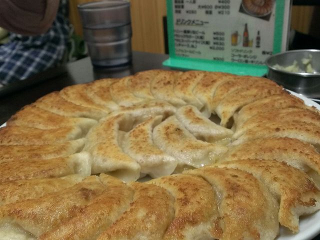 円盤餃子_満腹