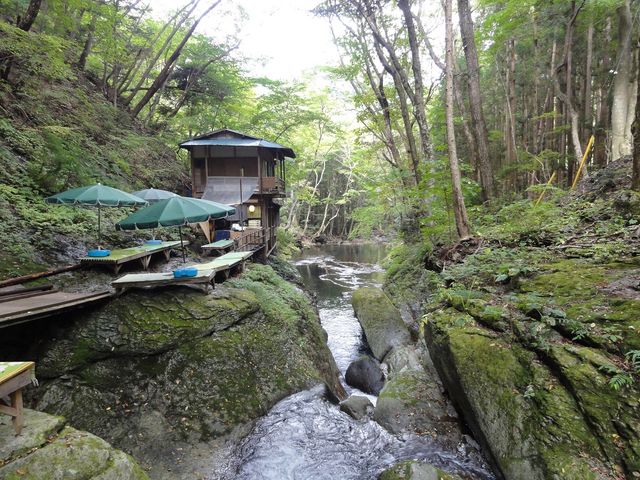 小太郎茶屋。古いですが風情があります。_小太郎が淵