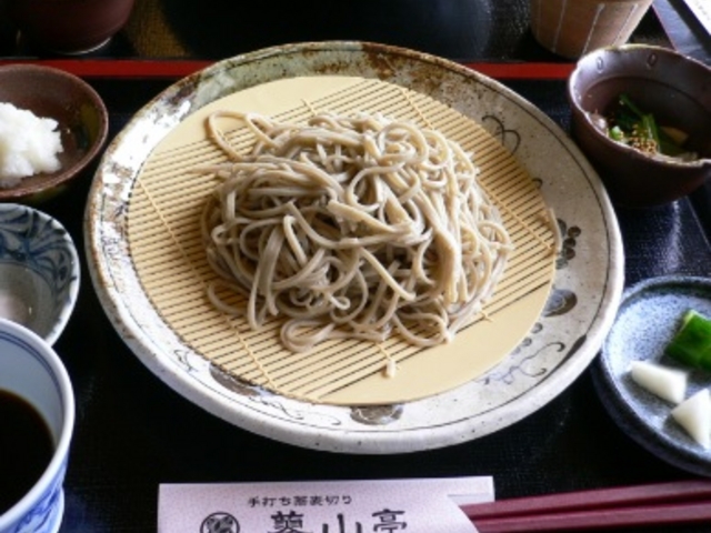 量は少なめでした_手打ち蕎麦切り蓼山亭