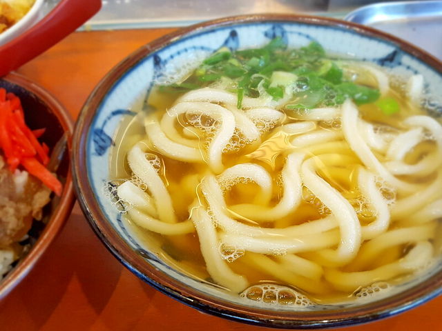 牛丼セット_いぶきうどん 十三駅前店