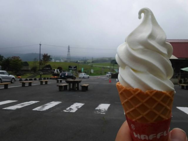 濃厚なソフトクリーム_大笹牧場 レストハウス