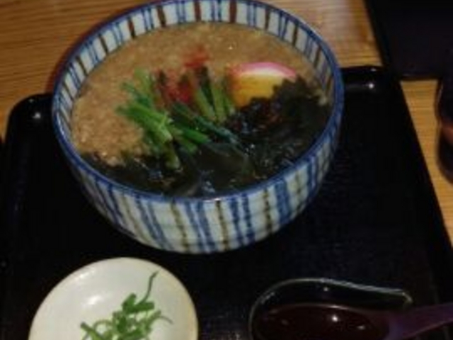 たぬきそば!_手打蕎麦いちむら