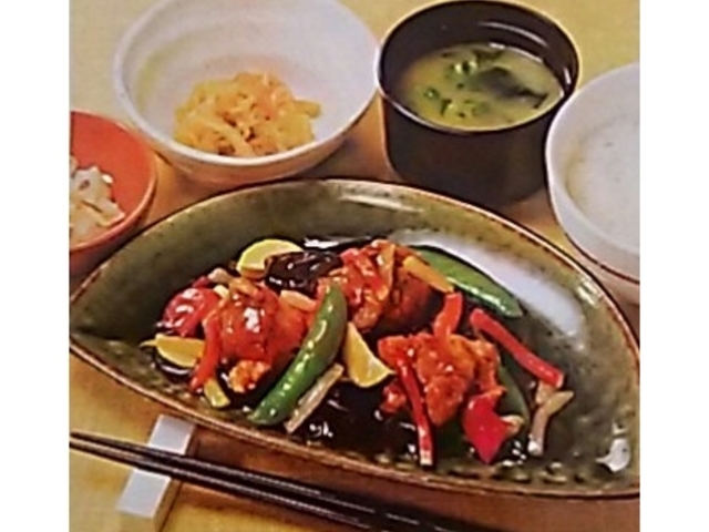 若鶏黒酢和膳_ガスト 弘前城東店