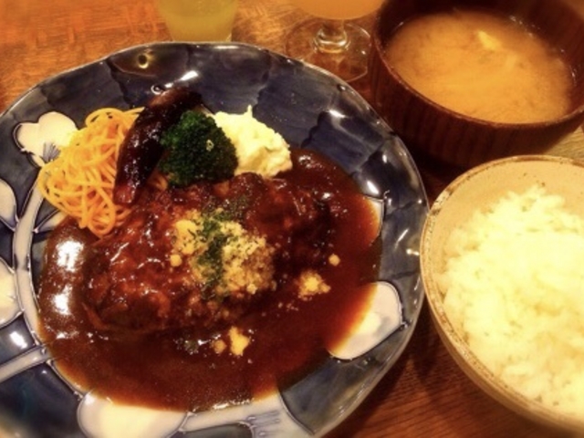 ハンバーグ定食_俺のハンバーグ山本 渋谷店