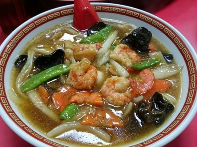 えび旨煮そば_アサヒ軒