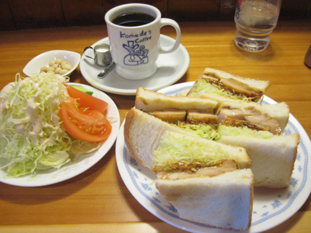 おいしいサンドイッチ_コメダ珈琲店 奈良中央店