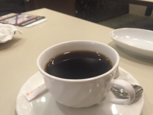 苦味があるコーヒーです。_ルノアール飯田橋西口店