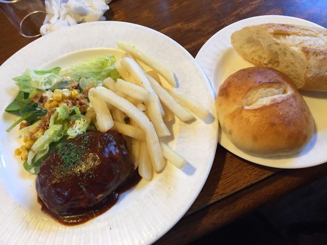 ランチのハンバーグ_TEA&COFFEE mother’s