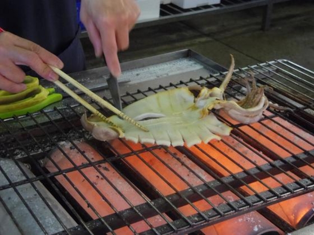 スルメイカの一夜干しが最高!_もとや