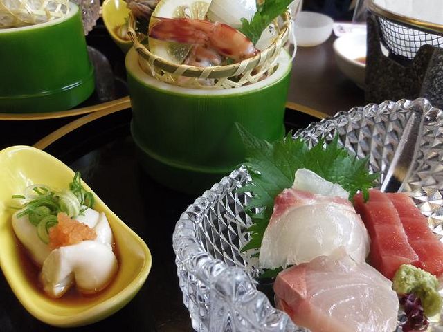 刺身も先付けも満足でしたよw_がんこ屋敷 和歌山六三園