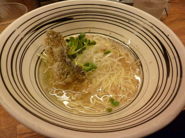 crispy fish skin ramen_堂の浦 はなれ 駅前店