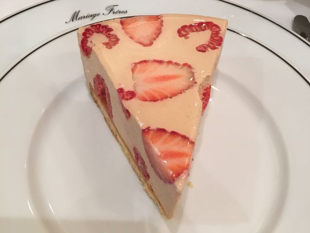ババロア。紅茶との相性も良かったです。_マリアージュフレール 銀座本店