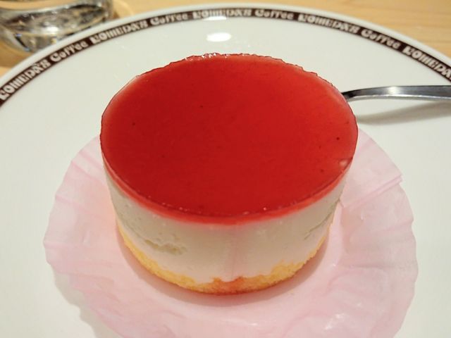 いちごの甘酒ケーキ_コメダ珈琲店 豊田挙母店