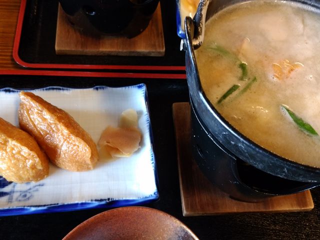 だご汁とおいなりさん♪_道の駅 うきは