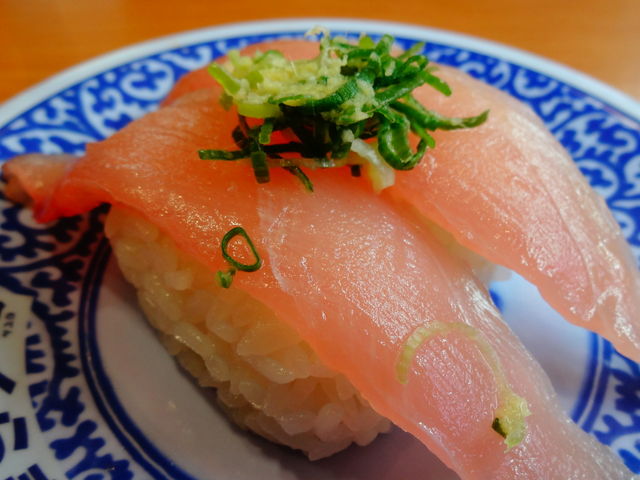漬けびんちょう赤身_くら寿司箕面店