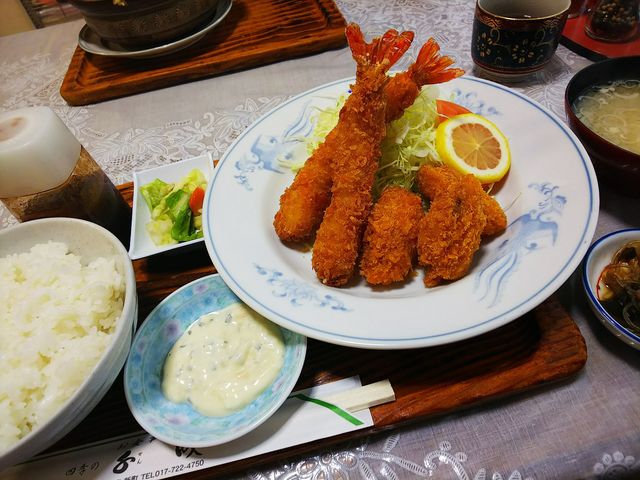 ミックスフライ定食_千成