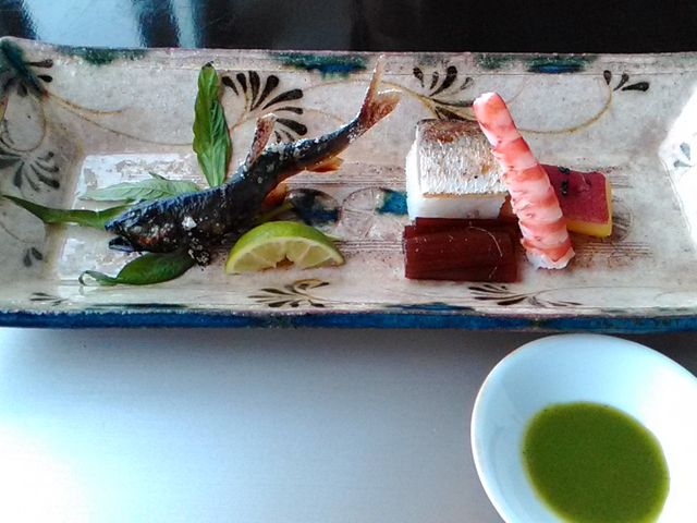 鮎の焼物_風花