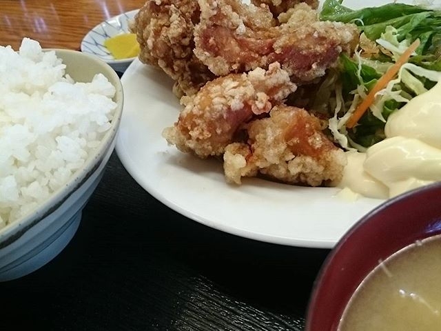 唐揚げ定食_日本一食堂 かなくぼ店