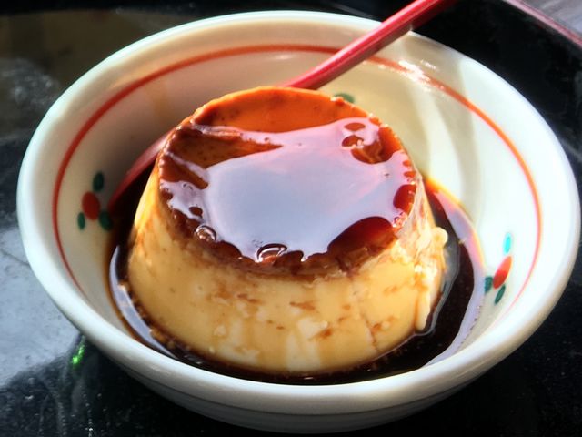 地獄蒸しプリン_岡本屋売店