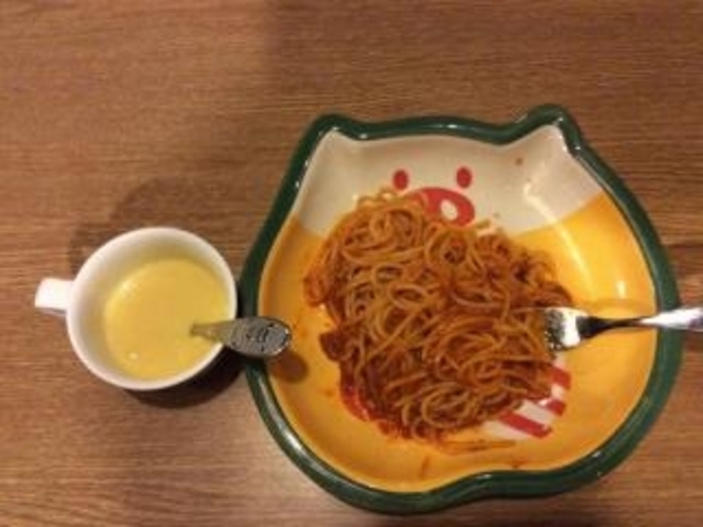 キッズ用のパスタです☆_びっくりドンキー板橋こもね店