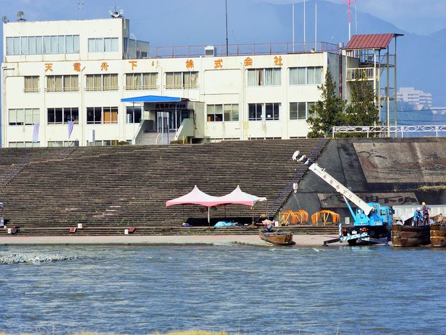 弁天乗り場_天竜川和船下り