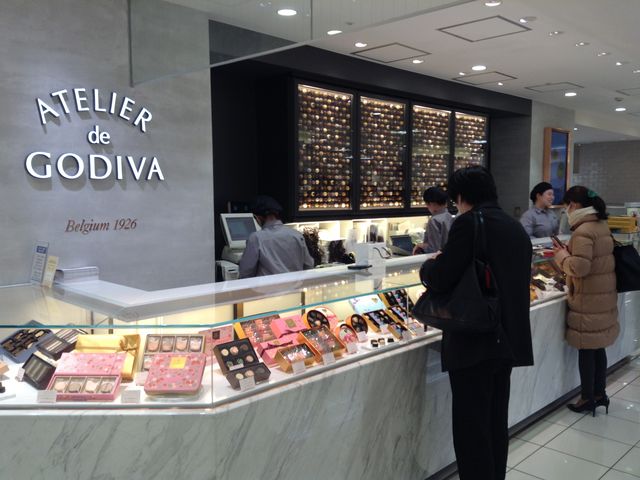 売り場_ゴディバ 西武池袋店