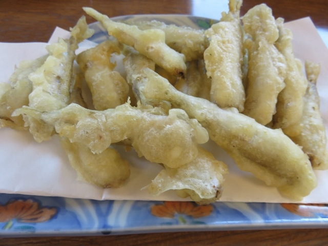 ワカサギの天ぷら_岩洞湖(ワカサギ釣り)