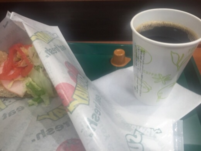 朝のセットです。_サブウェイ・赤坂メトロピア店