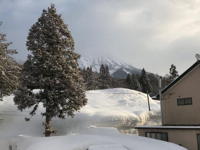 姿を見せてくださった岩木山_縄文人の宿