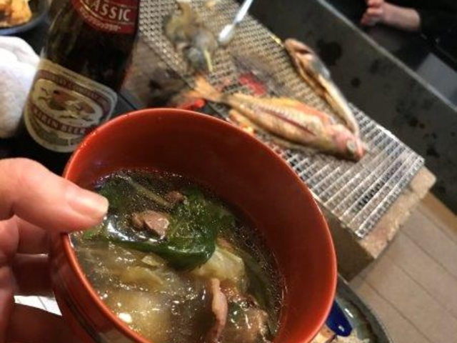 鴨汁_縄文人の宿