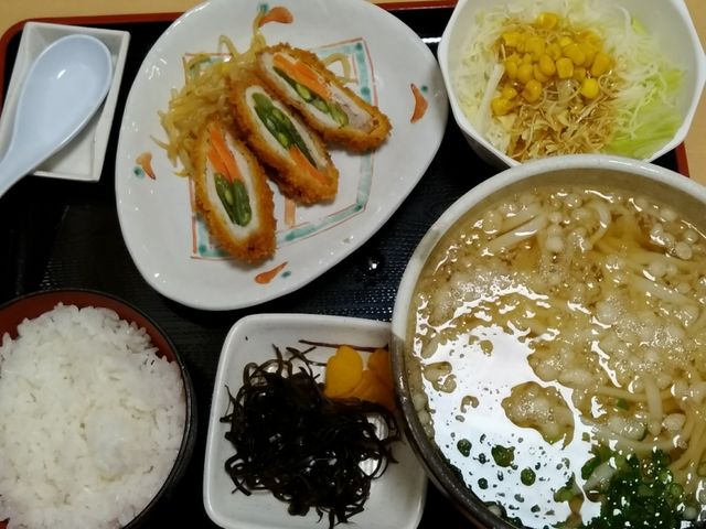 日替わりうどん定食_みの屋うどんチトセピア店
