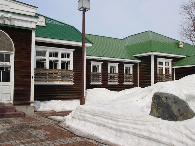 左右対称の造り_妹背牛町郷土館