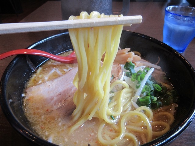 中太ストレート麺_らーめんせん家角田店