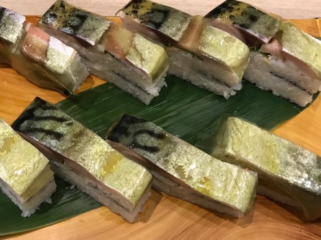 鯖のバッテラ_梅丘 寿司の美登利 銀座店