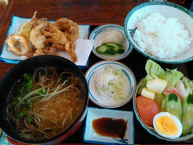 イカゲソから揚げ定食680円_やぶ宗