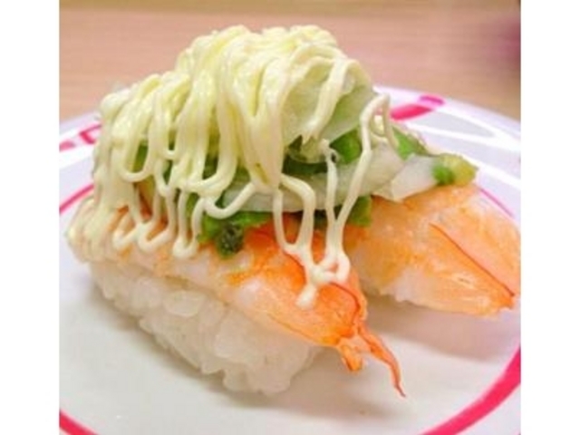 おすすめのえびアボカド♪_スシロー朝霞台店