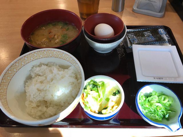とん汁納豆定食490円_すき家 仙台定禅寺通店