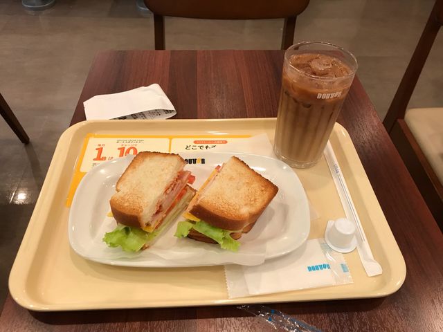 モーニングセット390円_ドトールコーヒーショップ 鹿児島天文館通り店