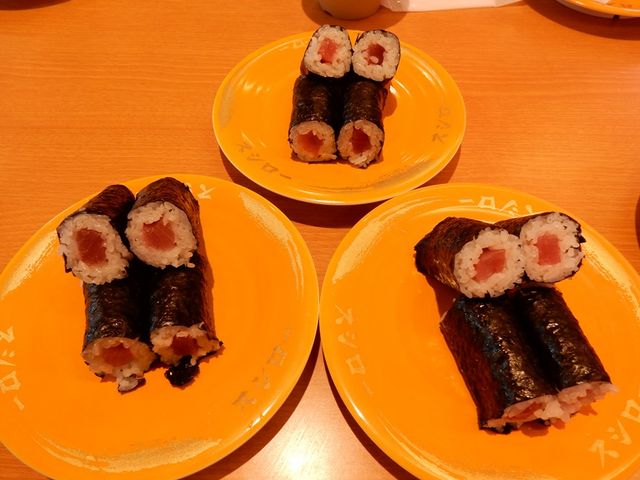 鉄火巻3皿_スシロー関マーゴ店