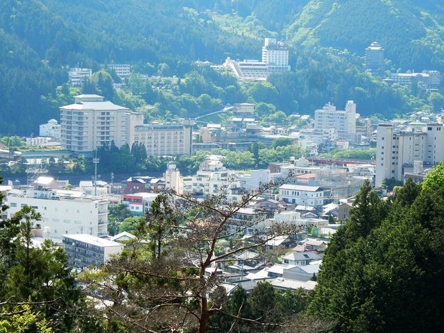 縄文橋から見る下呂市街_縄文橋