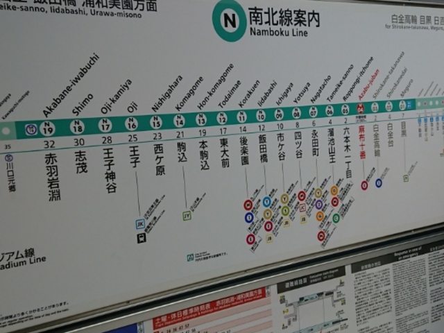 駅_東京メトロ南北線 麻布十番駅