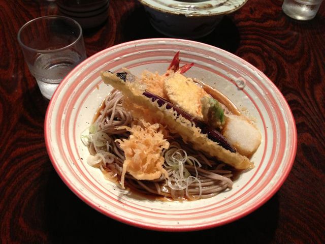 冷やし天ぷら蕎麦_山そば